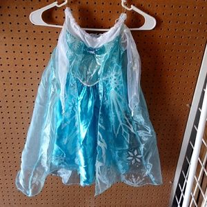 Frozen costume dress with attached se